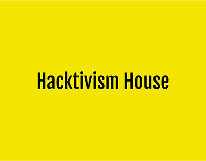 Hactivism House (website prototype)