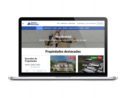 Grupo Adrián Mercado - Web Design