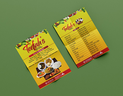 Kitchen & Pastries Flyer Design for Teefah