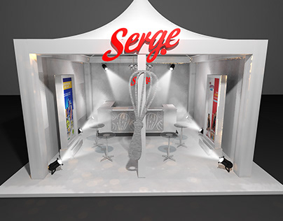 SERGE 20ft x 10ft booth design