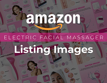 Amazon Listing Images | Electric Facial Massager