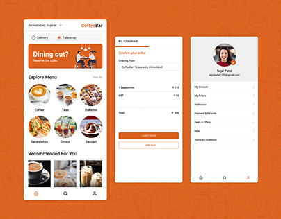 Coffeebar App | Food order