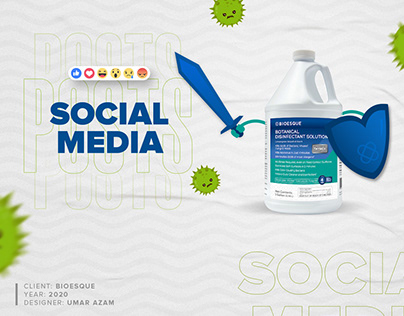 Social Media Posts | Virus Disinfectant