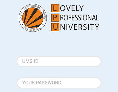 UI Design (LPU Live App)