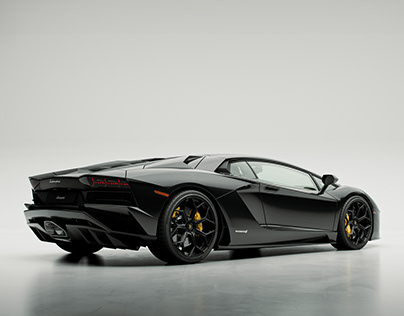 Lamborghini Aventador Studio - The dark knight