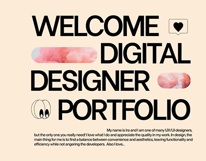Project thumbnail - Digital Designer | Portfolio Website Design 2023
