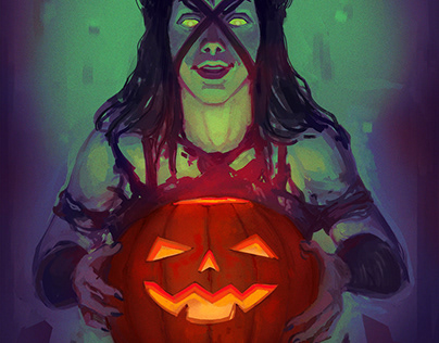Zombie RPG Character Digital Painting