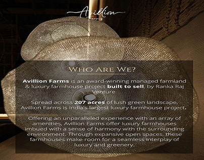Luxury Farm Houses Bangalore by Avillion Farms