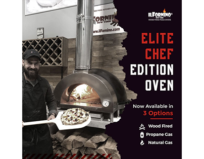 Elite Chef's Edition With Gas and Wood Fired Pizza Oven