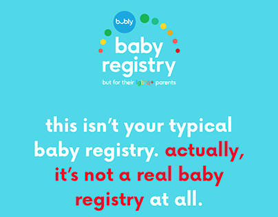 Bubly Baby Registry