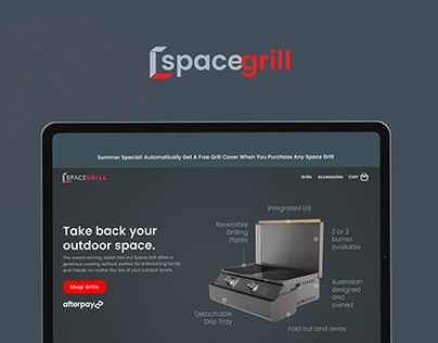 SpaceGrill Website by Noize Agency