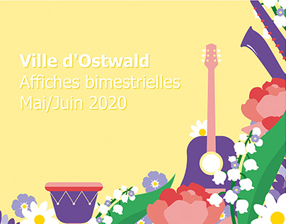 Project thumbnail - Ville d'Ostwald - affiches mai/juin 2020