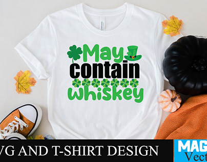 May Contain Whiskey SVG Cut File