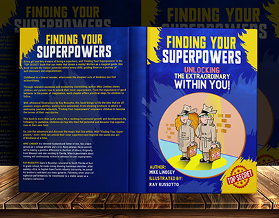 FINDING YOUR SUPERPOWERS BOOK COVER FOR AMAZON (KDP)