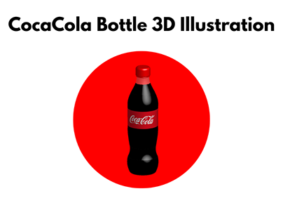 CocaCola Bottle 3D Illustration