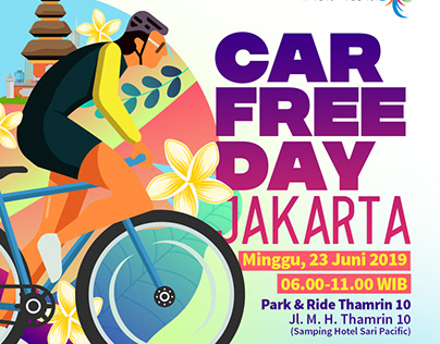 Car Free Day Poster