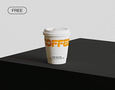 FREE COFFEE CUP MOCKUP