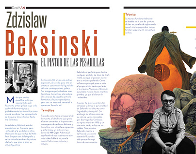 Bisagra de Revista- Zdzislaw Beksinski