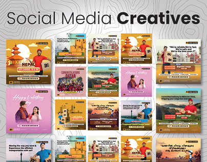 Social media creatives | Client work | Cargo service