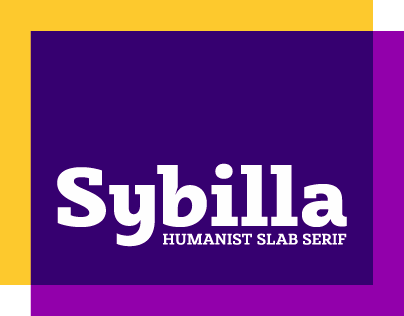 Sybilla | a humanist slab serif