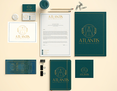 Atlantis logo visual identity