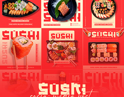Sushi Social Media Post | Sushi Ads