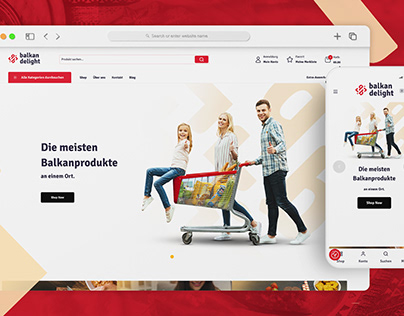 Balkan Delight | Online Shop UI/UX Design & Development