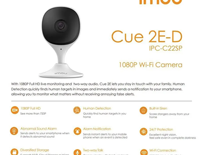 Camera IP 1080P Imou Cue 2E - Giải pháp an ninh