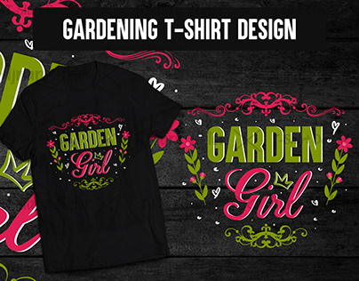 Gardening T-shit Design