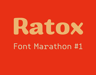Font Marathon #1 - Ratox
