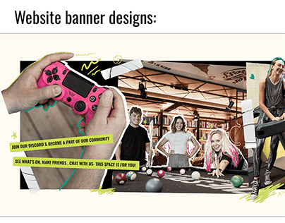 Project thumbnail - Website Banner Designs