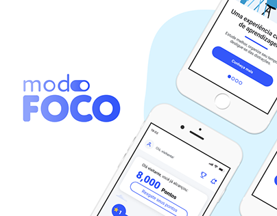 (UX/UI) Aplicativo Mobile - modo FOCO