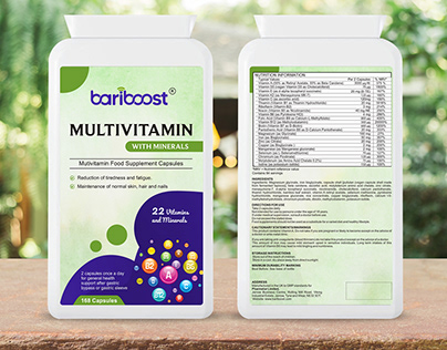 Multivitamin packaging design