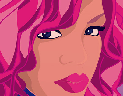 Ilustración Digital LOUD - Rihanna