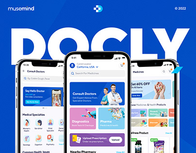 Docly - All in One Medical Solution | UX Case Study