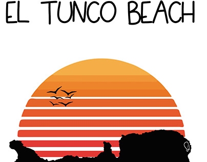 Ilustracion Playa El Tunco