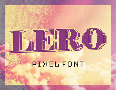 Lero pixel font - Free font