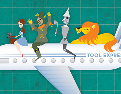 Project thumbnail - Tool Wizard of Oz Illustration