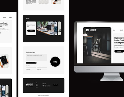 Rawnut Design Agency Website