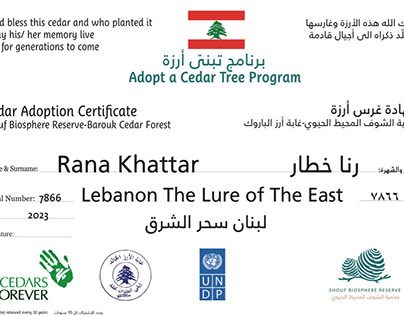 Cedar Rana Khattar Lebanon The Lure of The East