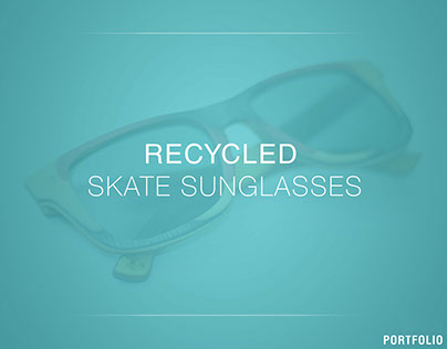 Recycled skate sunglasses