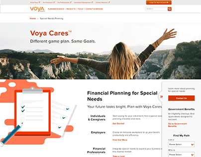 Voya Cares Website