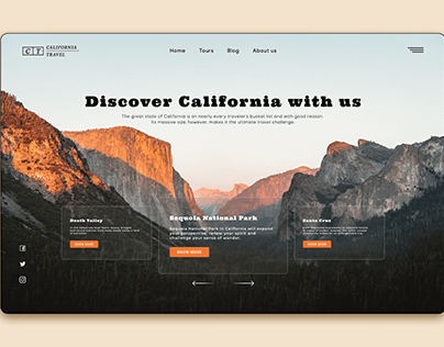 California Travel | Concept | Web Design