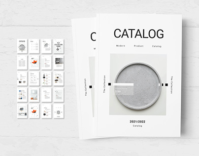 InDesign Template - Minimal Product Catalog Layout