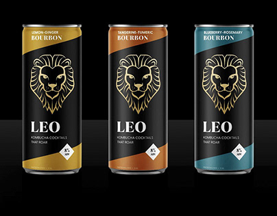 Logo + Packaging - Leo Cocktails