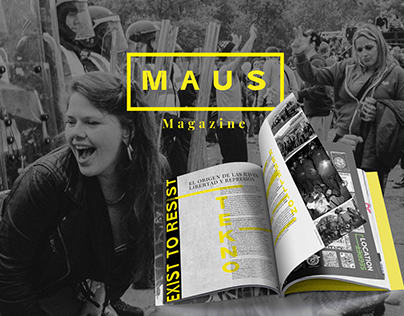 Diseño Editorial MAUS Magazine Raves