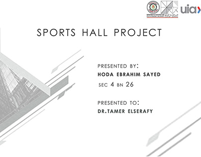 sports hall working drawings