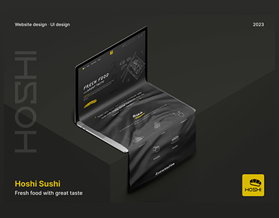 Hoshi Sushi landing page | Website design