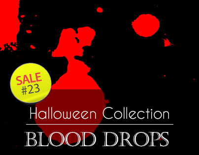 Sale#23: Halloween Collection - Blood Drops