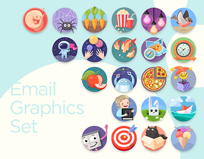 Illustration Graphics for Email Newsletter
